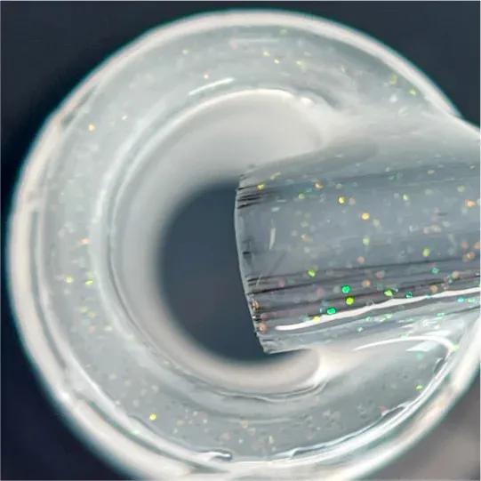 Rubber Color Base Ice Glitter by Somfis 15ml (CB14) - picture 2