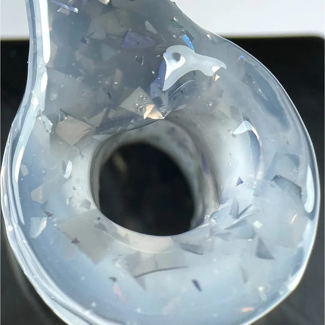 Rubber Color Base Silver Flakes by Somfis 15ml (CB7) - picture 2