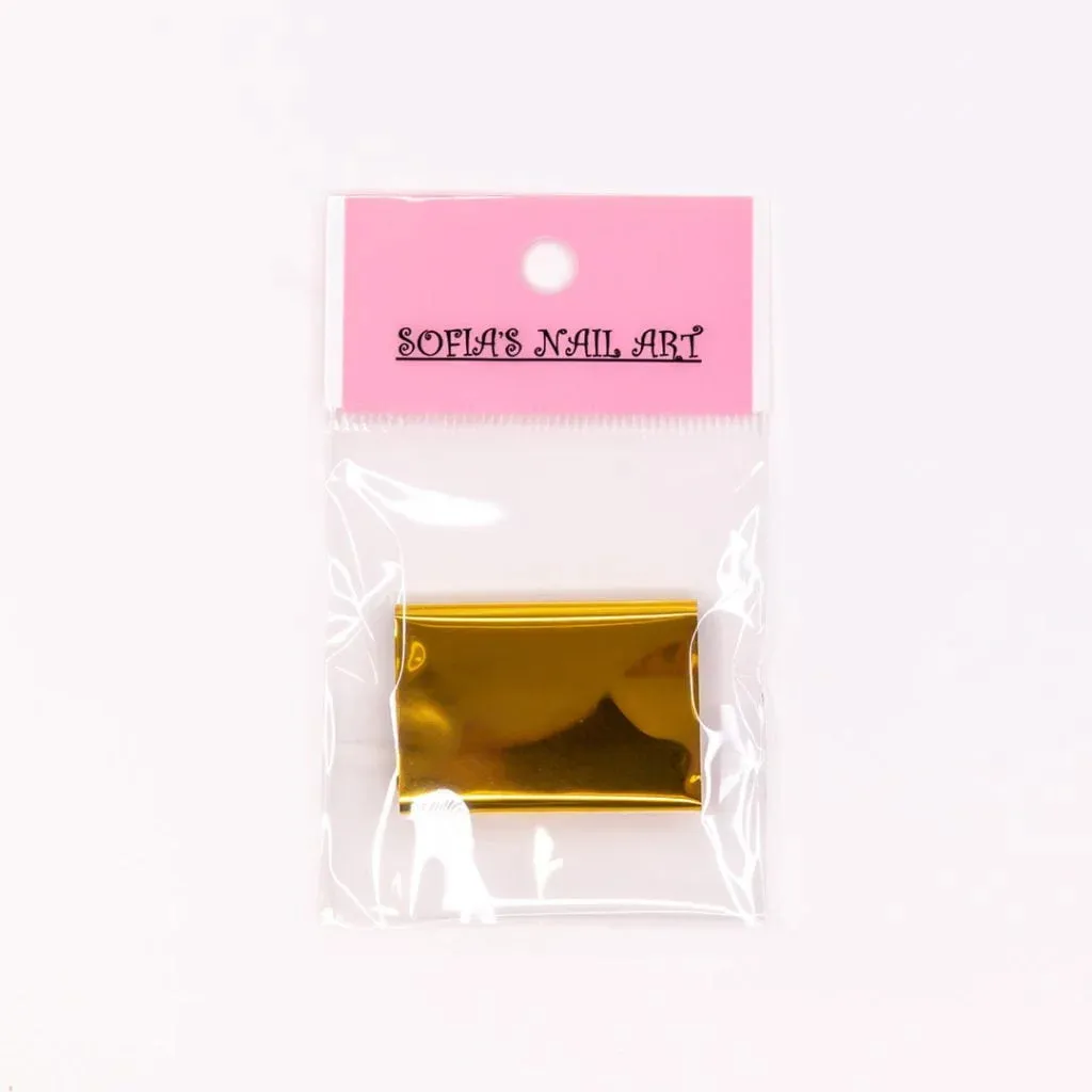 Foil Yellow Gold Bag 4cmX100cm