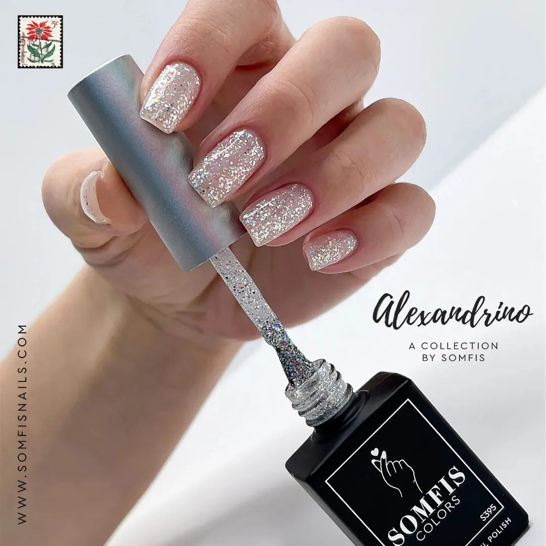 Somfis S395 – Prozirni lak sa šljokicama 11ml	