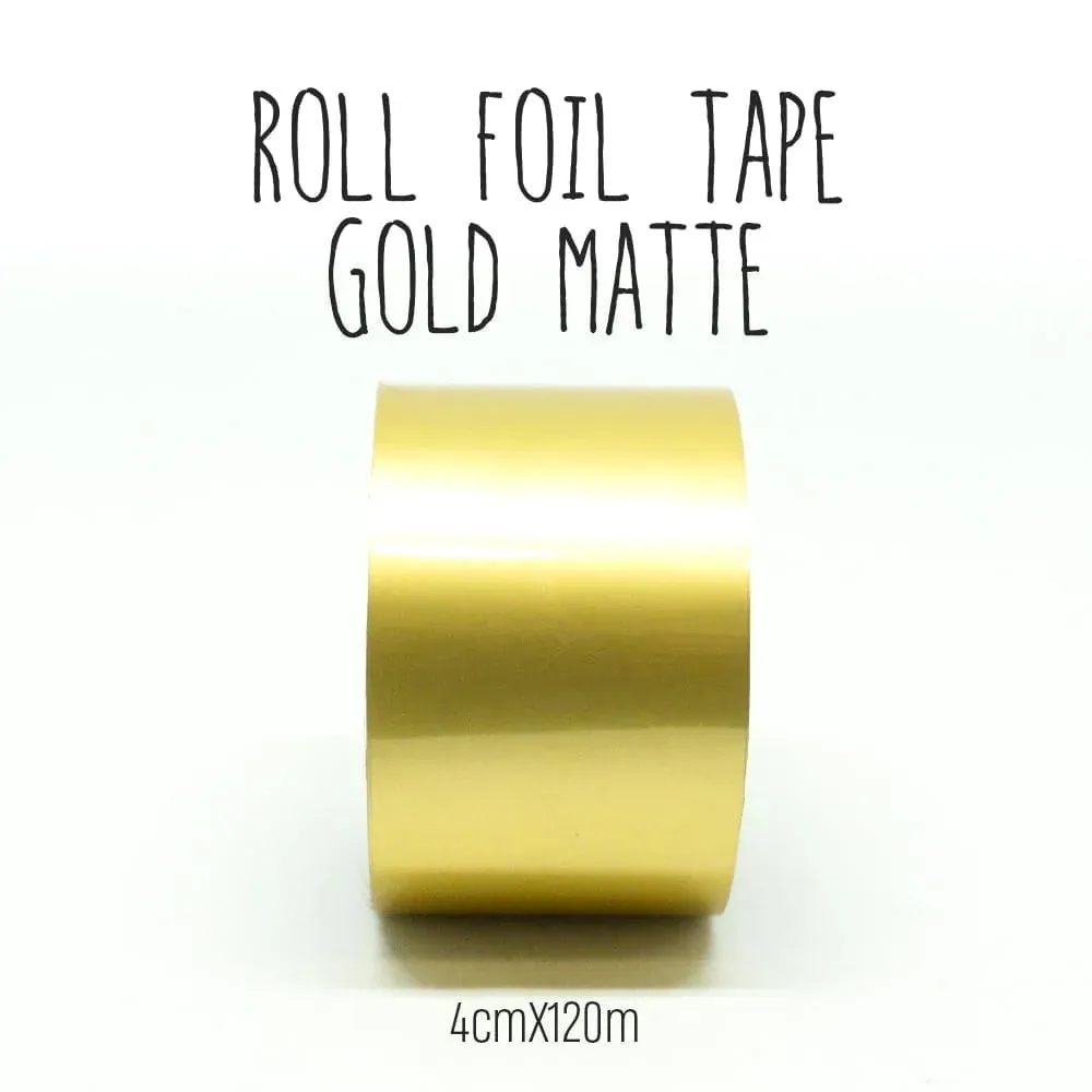 Foil traka za izradu Nail Art-a u mat zlatnoj boji - picture 2
