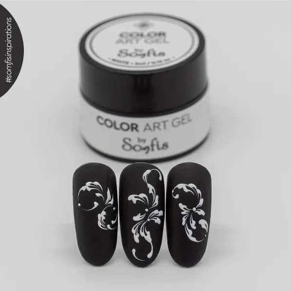 Color Art Gel Black by Somfis 5ml - picture 2