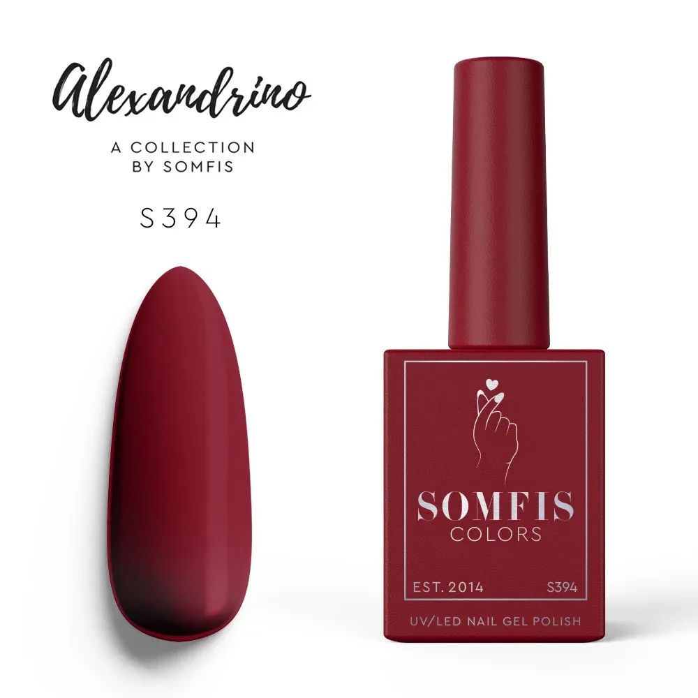Somfis S394 – Tamnocrveni trajni lak 11ml - picture 4