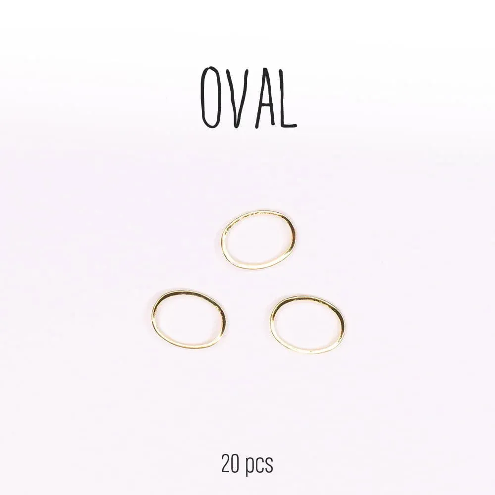 Ukras za nail art u ovalnom obliku 5.5mm