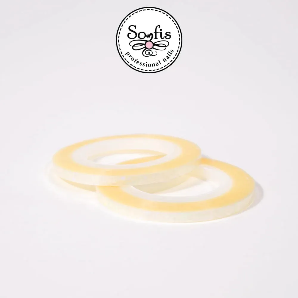Nail Tape Bijelo Zlatna Somfis 2mm