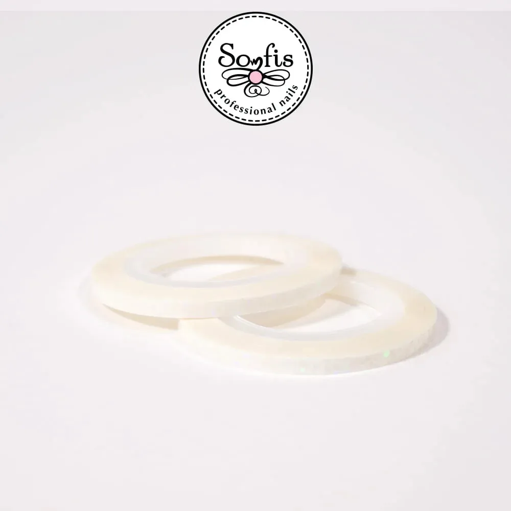 Nail Tape Bijela Iridiscentna Somfis 2mm