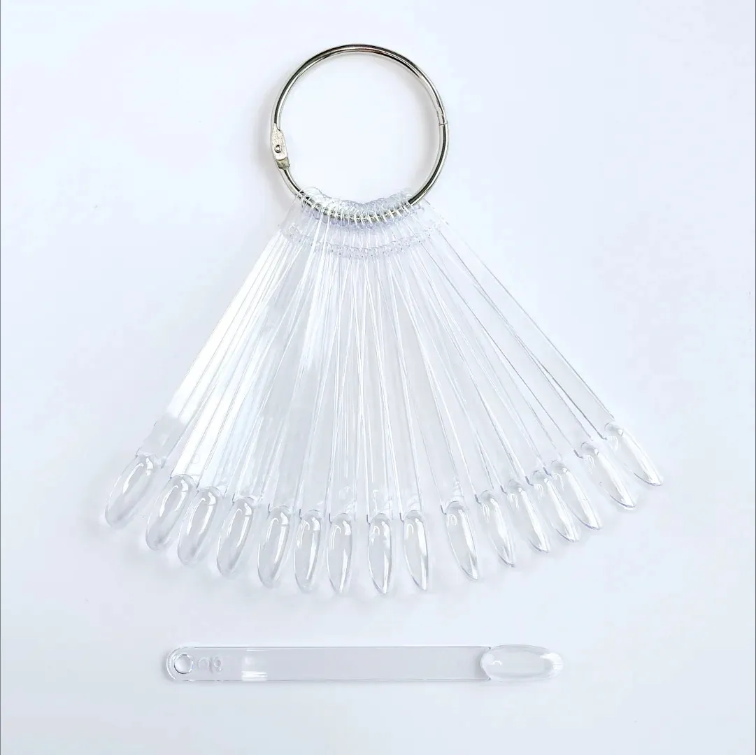 Paleta noktiju Oval Clear na prstenu (40 tipova) - picture 6