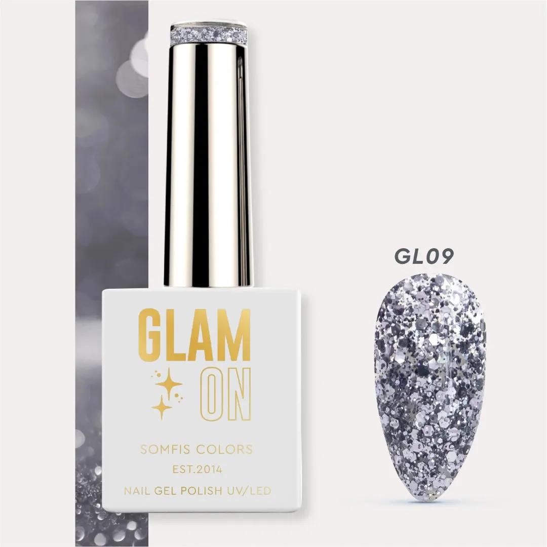 Trajni lak Somfis Glam ON GL09 u grafitnoj nijansi 9ml